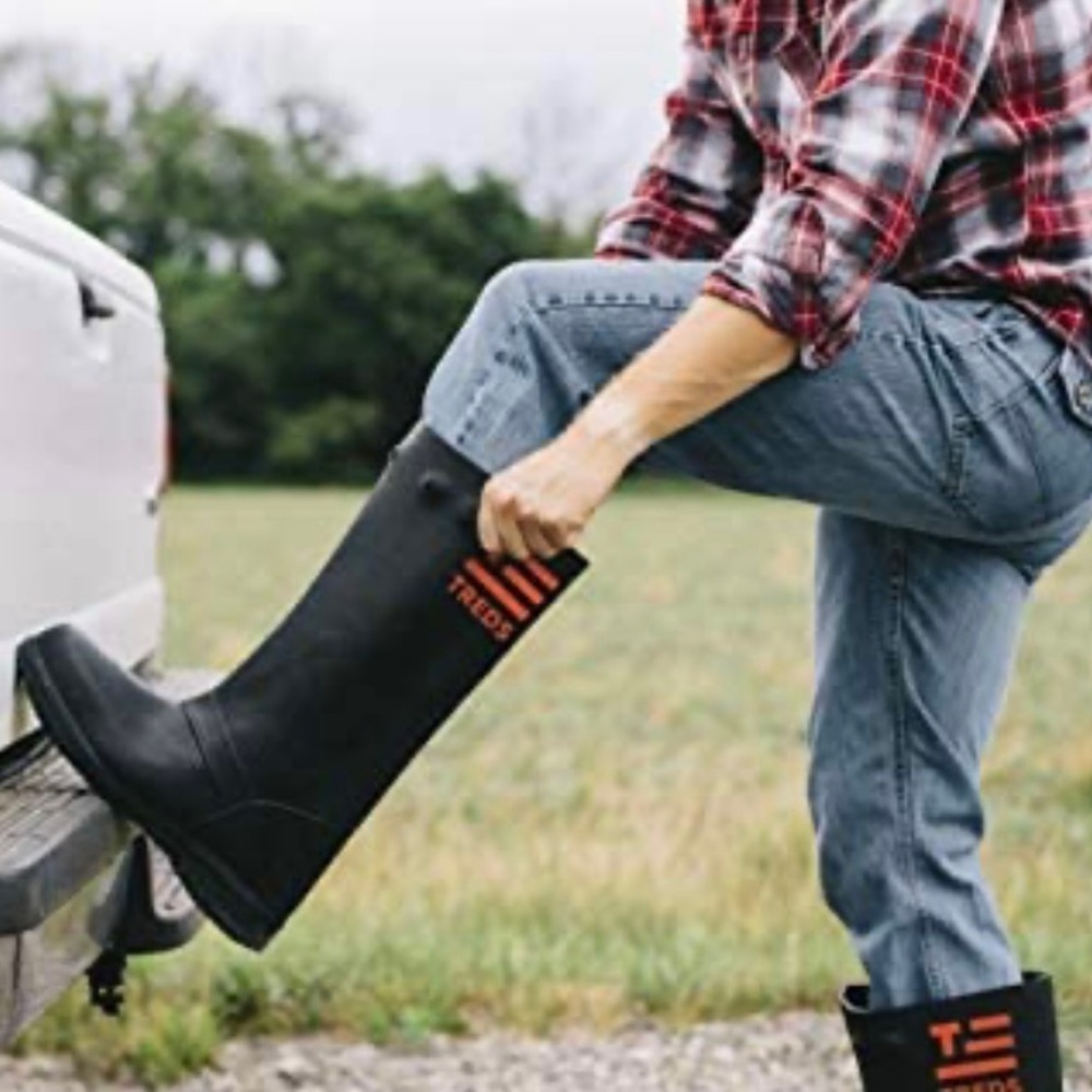 TREDS Super Tough 17" Pull-On Stretch Rubber Overboots
